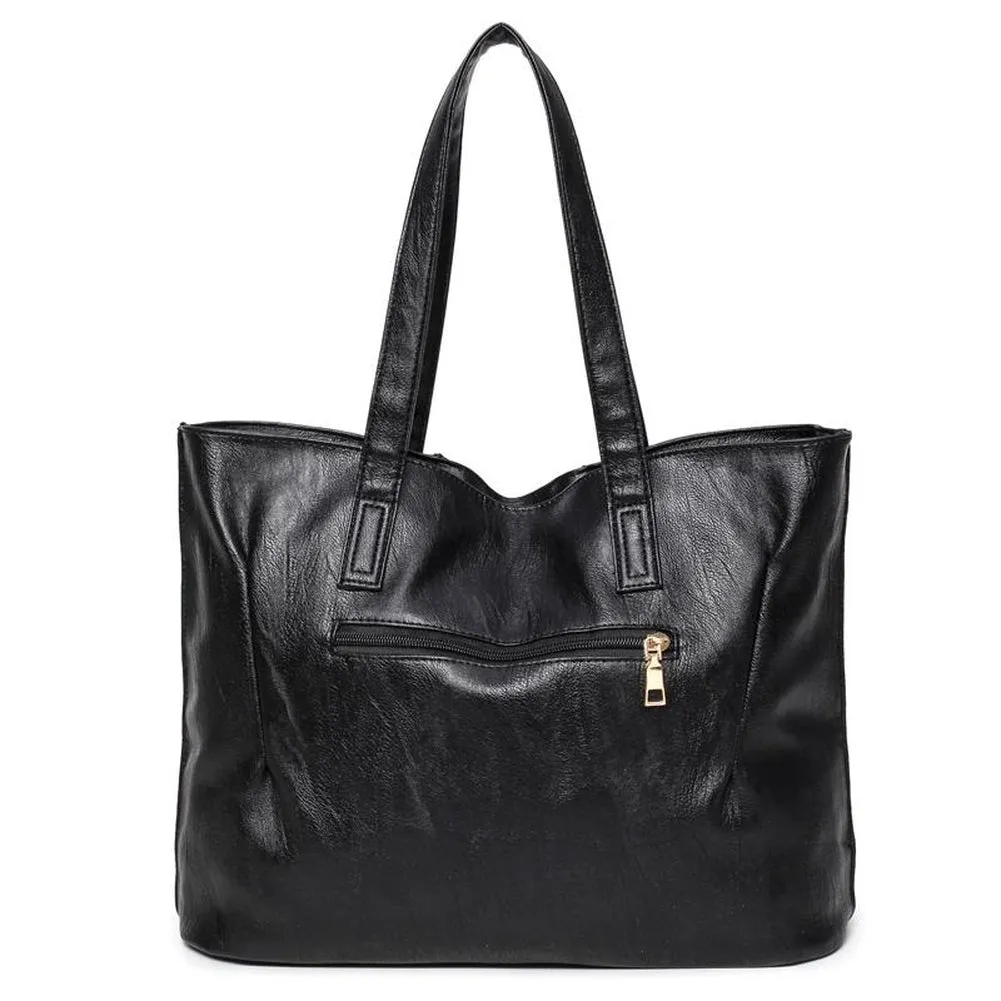 <bold>Tote / Shoulder Bag  <br>Vegan-Leather