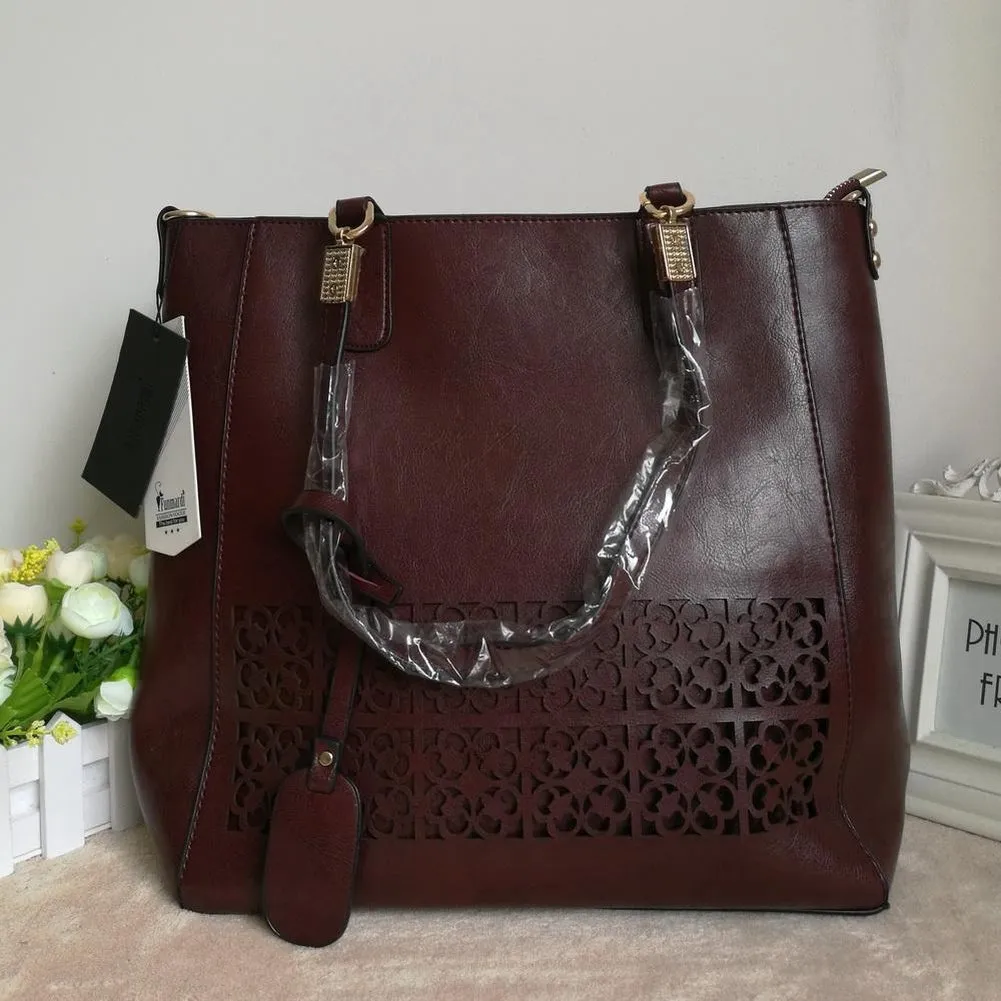 <bold>Tote / Shoulder Bag  <br>Vegan-Leather