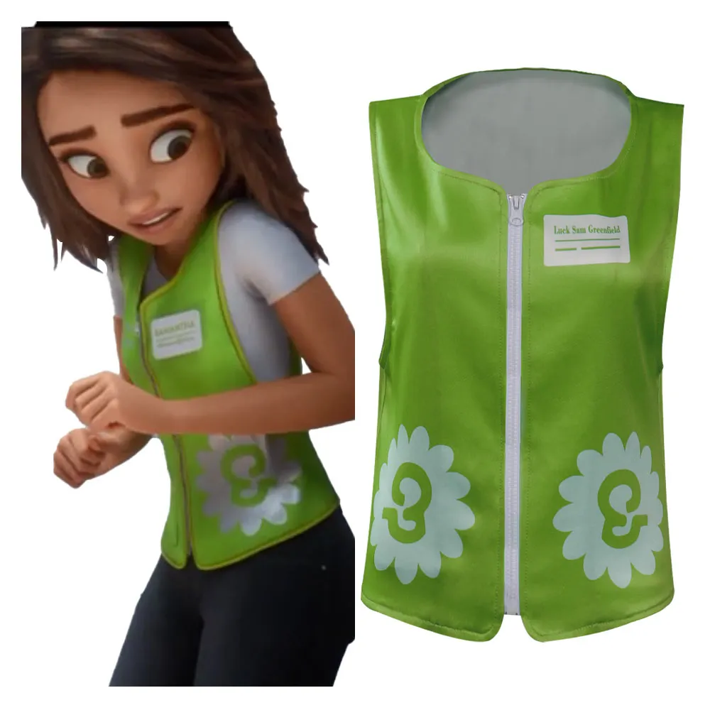 Luck Sam Greenfield Cosplay Costume Vest Outfits Halloween Carnival Suit