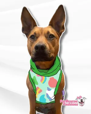 Lucky Charms - Dog Pajama with Green Neck & Trim/Sleeves