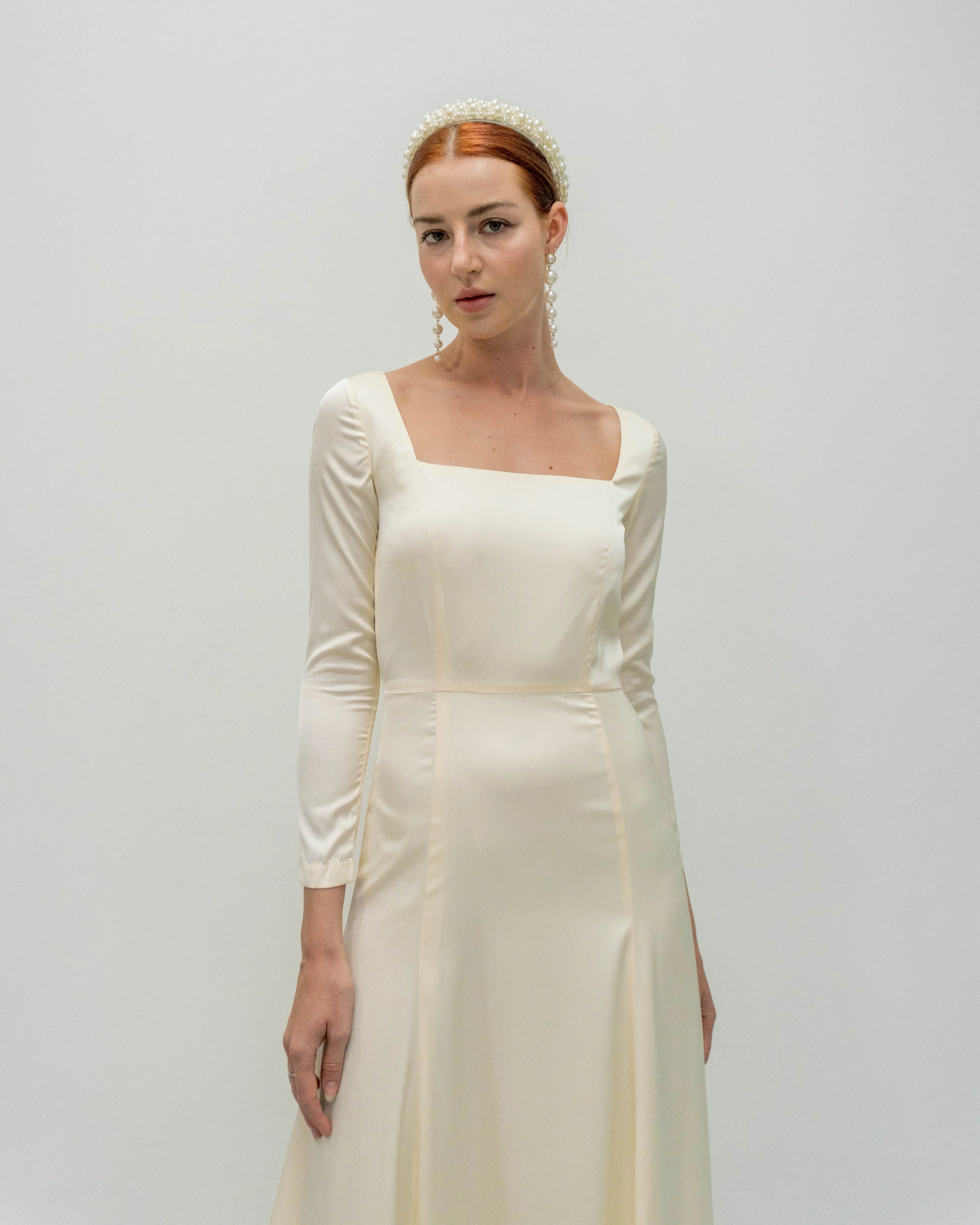Lyanna Square Neck Floor Length Dress