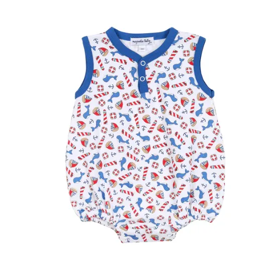 Magnolia Baby Nautical Print Dress