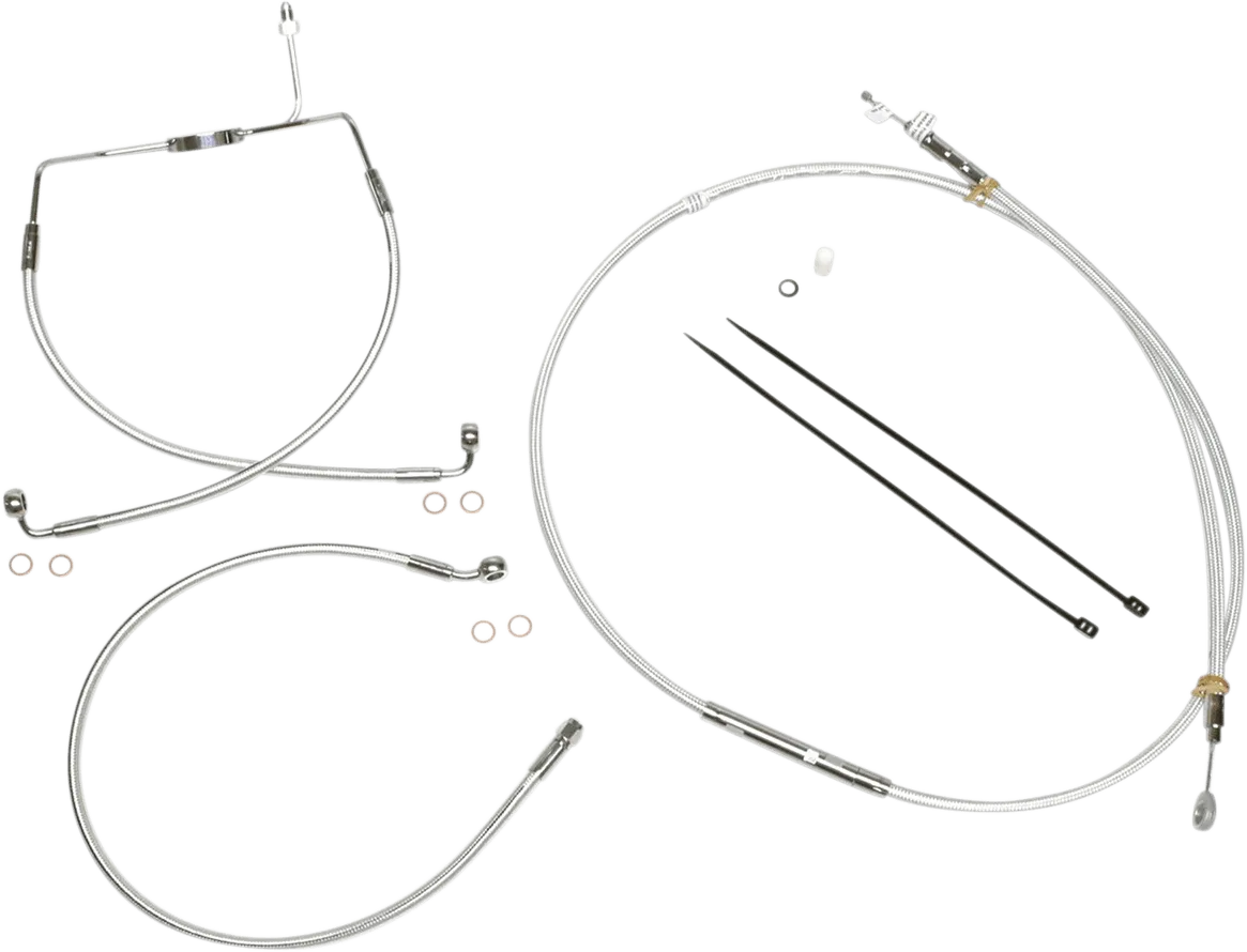Magnum 387304 Sterling Chromite II Handlebar Installation Kit for 10in. Ape