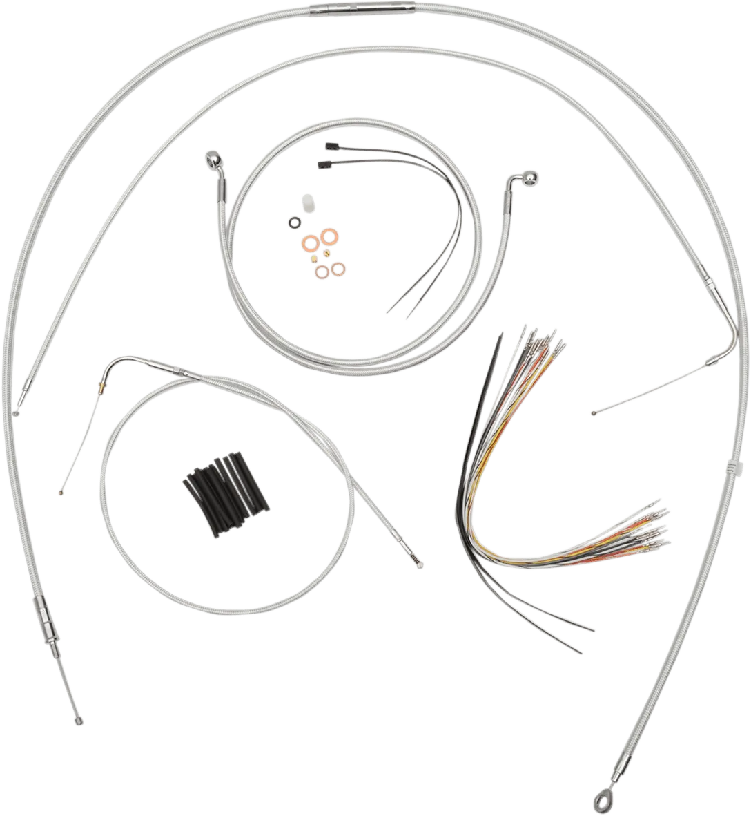 Magnum 387382 Sterling Chromite II Handlebar Installation Kit for 15-17in. Ape