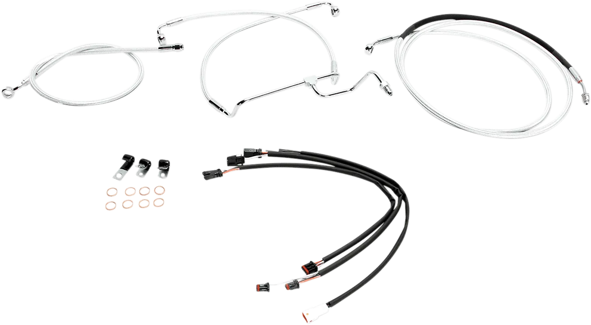 Magnum 387911 Sterling Chromite II Handlebar Installation Kit for 12-14in. Ape