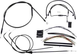 Magnum 487291 Black Pearl Handlebar Installation Kit for 12-14in. Ape