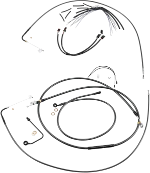 Magnum 487364 Black Pearl Handlebar Installation Kit for 10in. Ape
