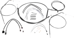 Magnum 487662 Black Pearl Handlebar Installation Kit for 10-12in. Ape
