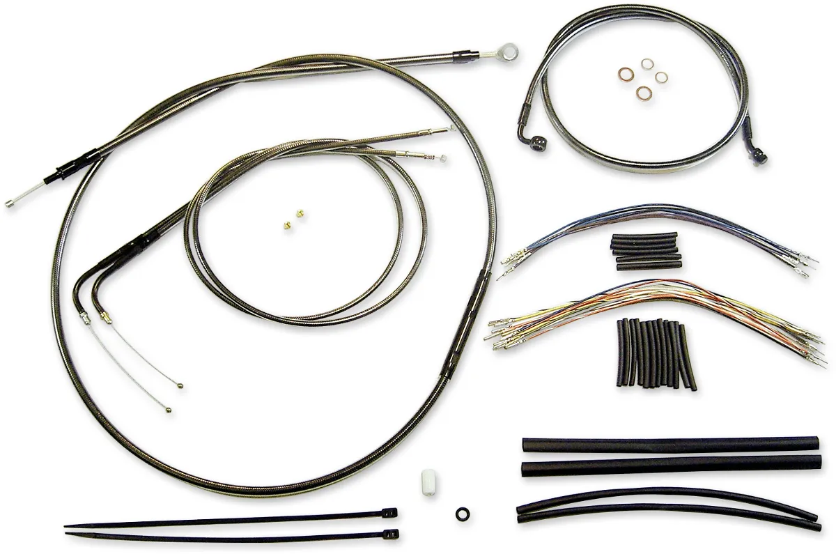 Magnum 487662 Black Pearl Handlebar Installation Kit for 10-12in. Ape