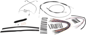 Magnum 589302 Stainless Steel XR Handlebar Installation Kit for 15-17in. Ape