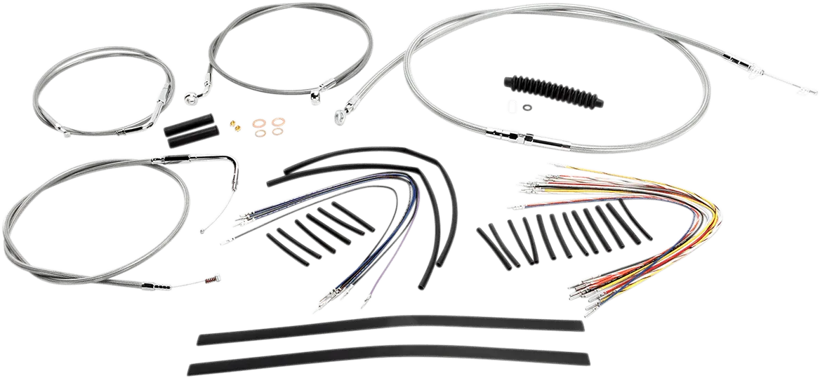 Magnum 589381 Stainless Steel XR Handlebar Installation Kit for 12-14in. Ape
