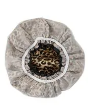Mahogany Zen 2-in-1 Waterproof Satin Conditioning Shower Cap