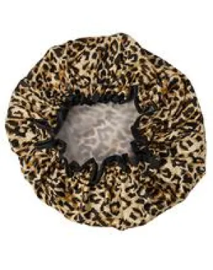 Mahogany Zen 2-in-1 Waterproof Satin Conditioning Shower Cap