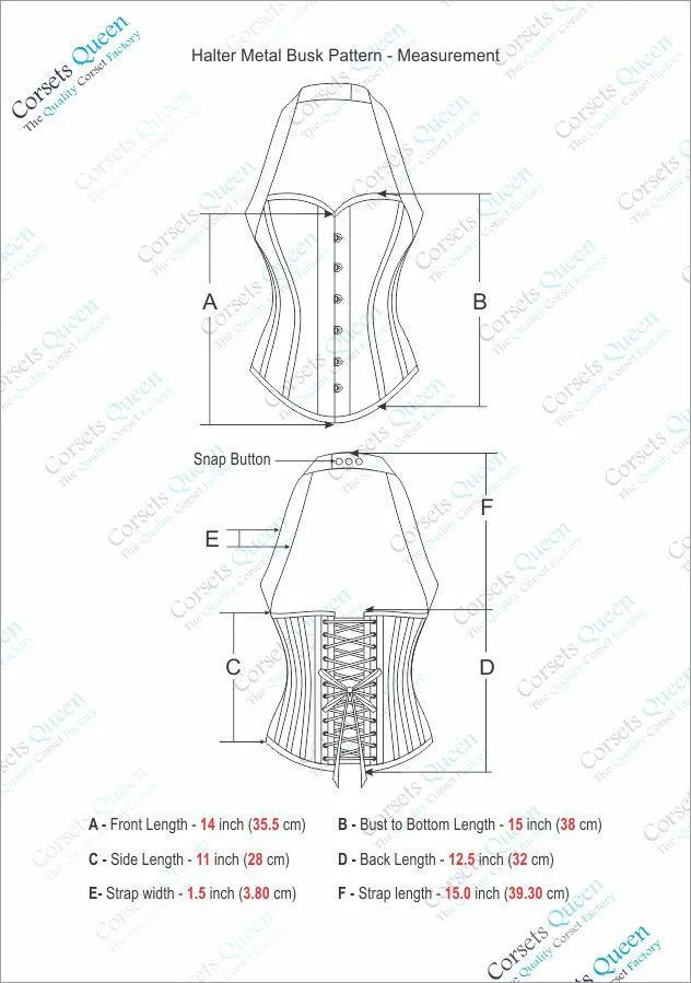 Mary Halter Neck Corset