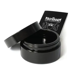 Masterdam Jars 100ml StashShield Ultraviolet Glass Jar - Smell-Proof Ultraviolet Storage Refillable Stash Jar Container Low Profile Wide-Mouth
