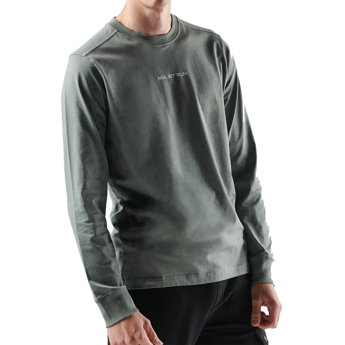 Mastrum - LS Print Tee in Sedona Grey