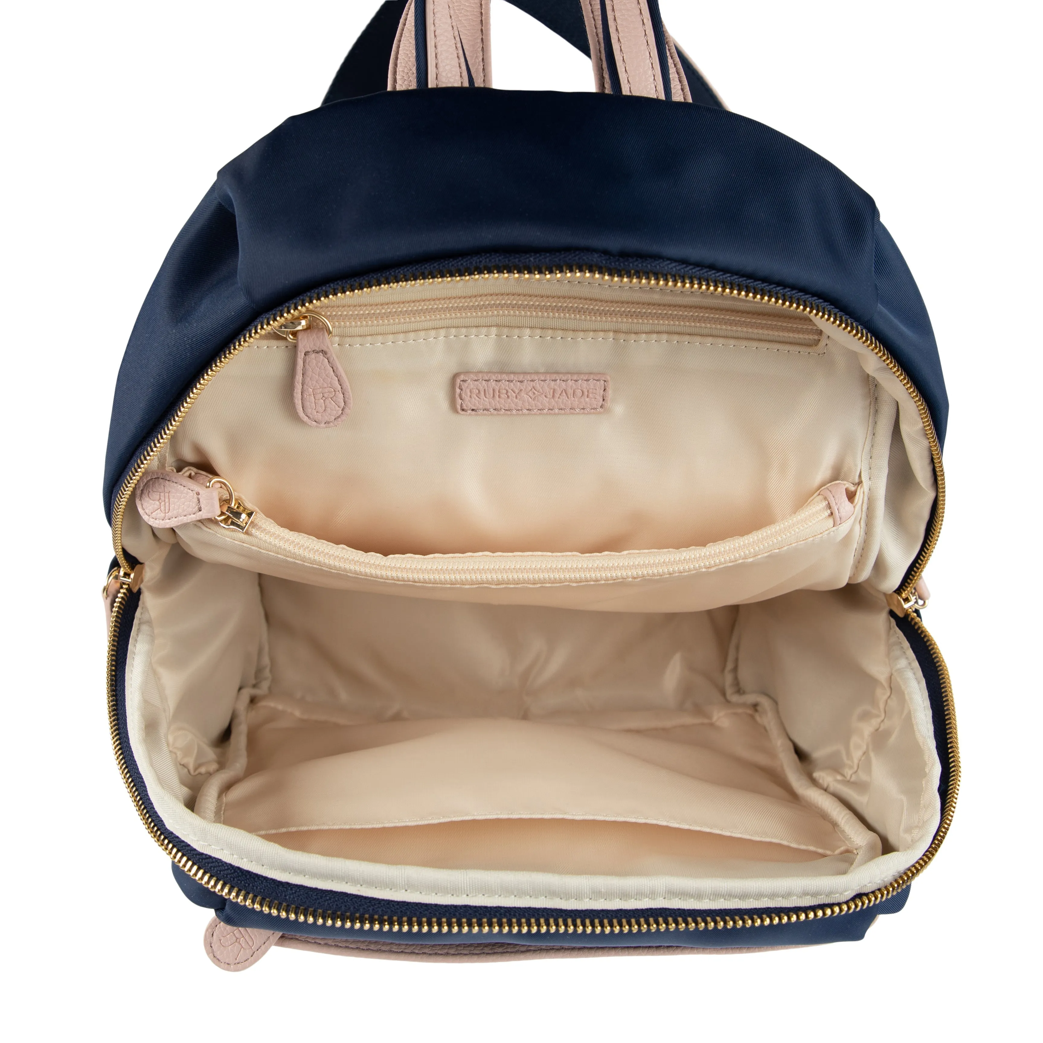 Maye - (Nylon) Navy, Blush & Gold