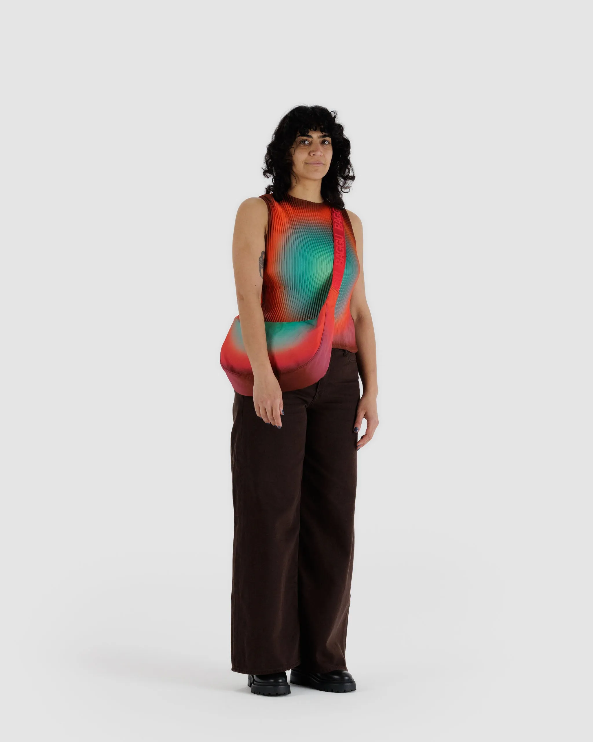 Medium Nylon Crescent Bag RAIN | Julia Heuer x Baggu