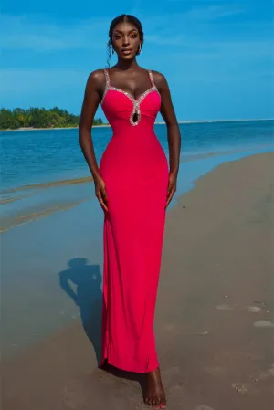 Mermaid Strap Sweetheart Ankle Length Sleeveless Backless Applique Prom Dress
