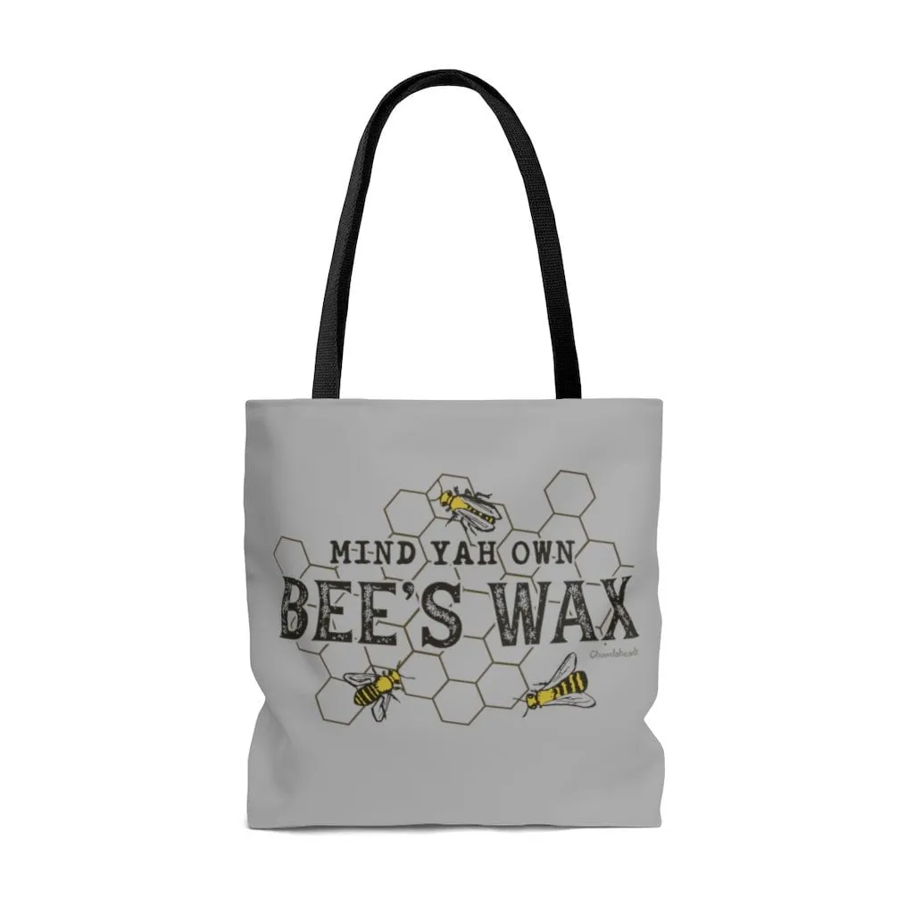 Mind Yah Own Bee's Wax Tote Bag