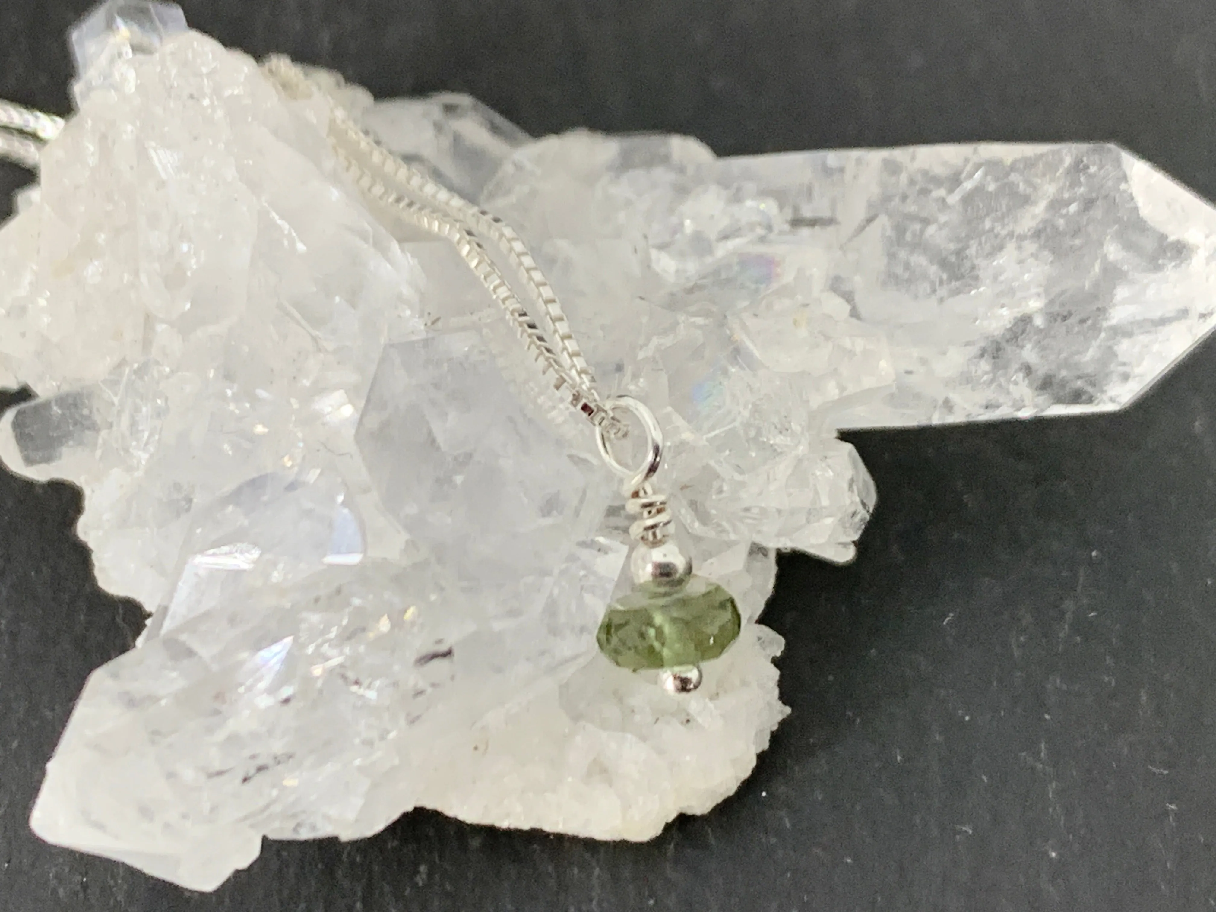 Minimalist Moldavite Pendant