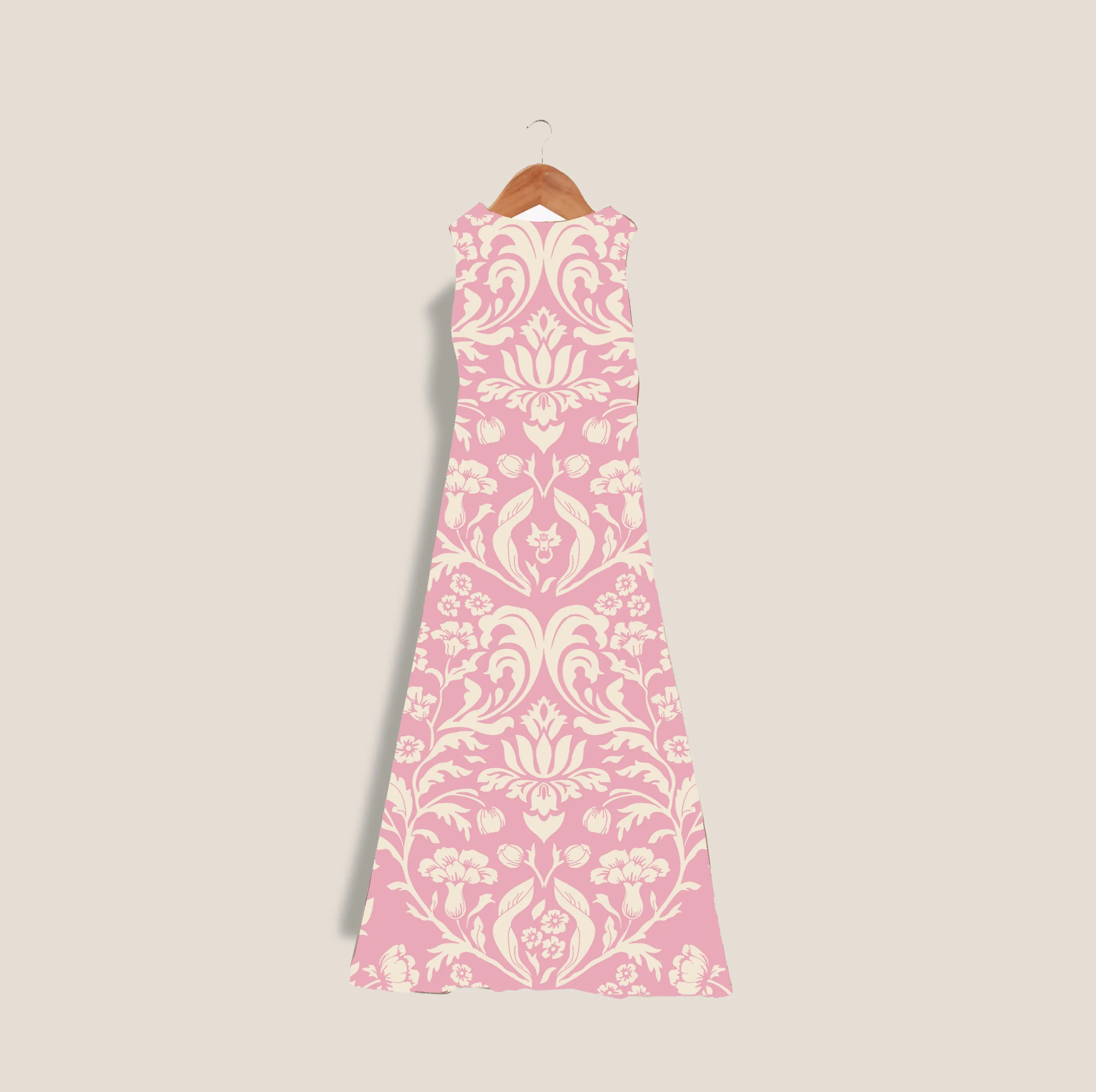 MME. "FLEUR" Garden Dress - CORNFLOWER