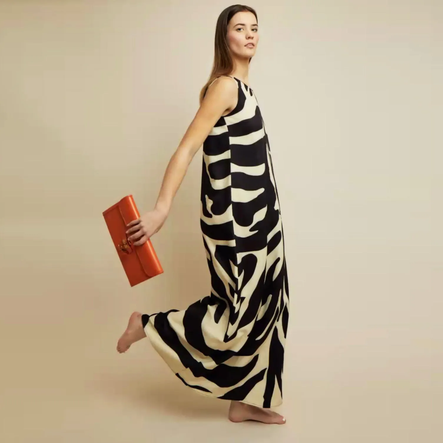 MME. "ZEBRA" Garden Dress