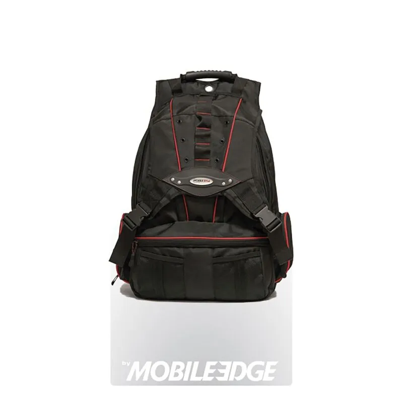 Mobile Edge MEBPP7 Premium 17.3-In. Backpack (Black and Red)