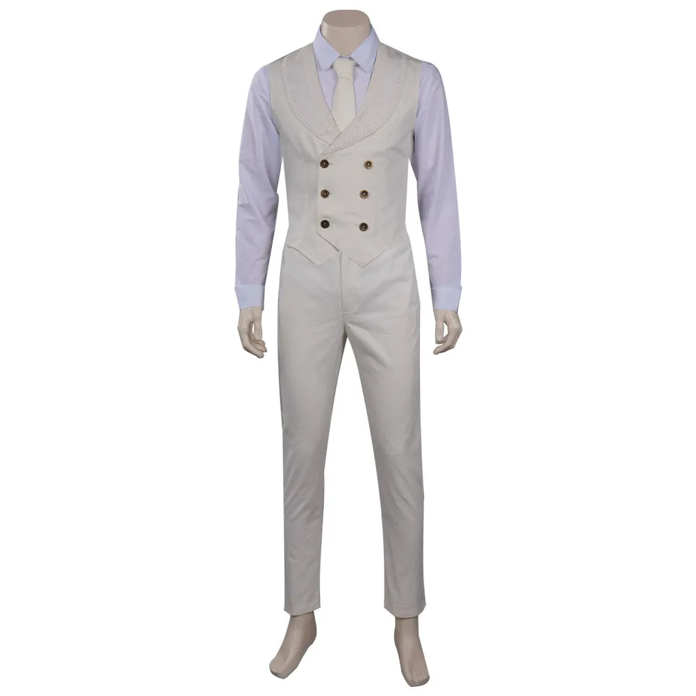 Moon Knight Steven Mr.Knight Outfits Cosplay Costume Halloween Carnival Suit