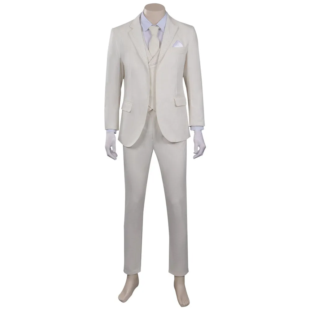 Moon Knight Steven Mr.Knight Outfits Cosplay Costume Halloween Carnival Suit