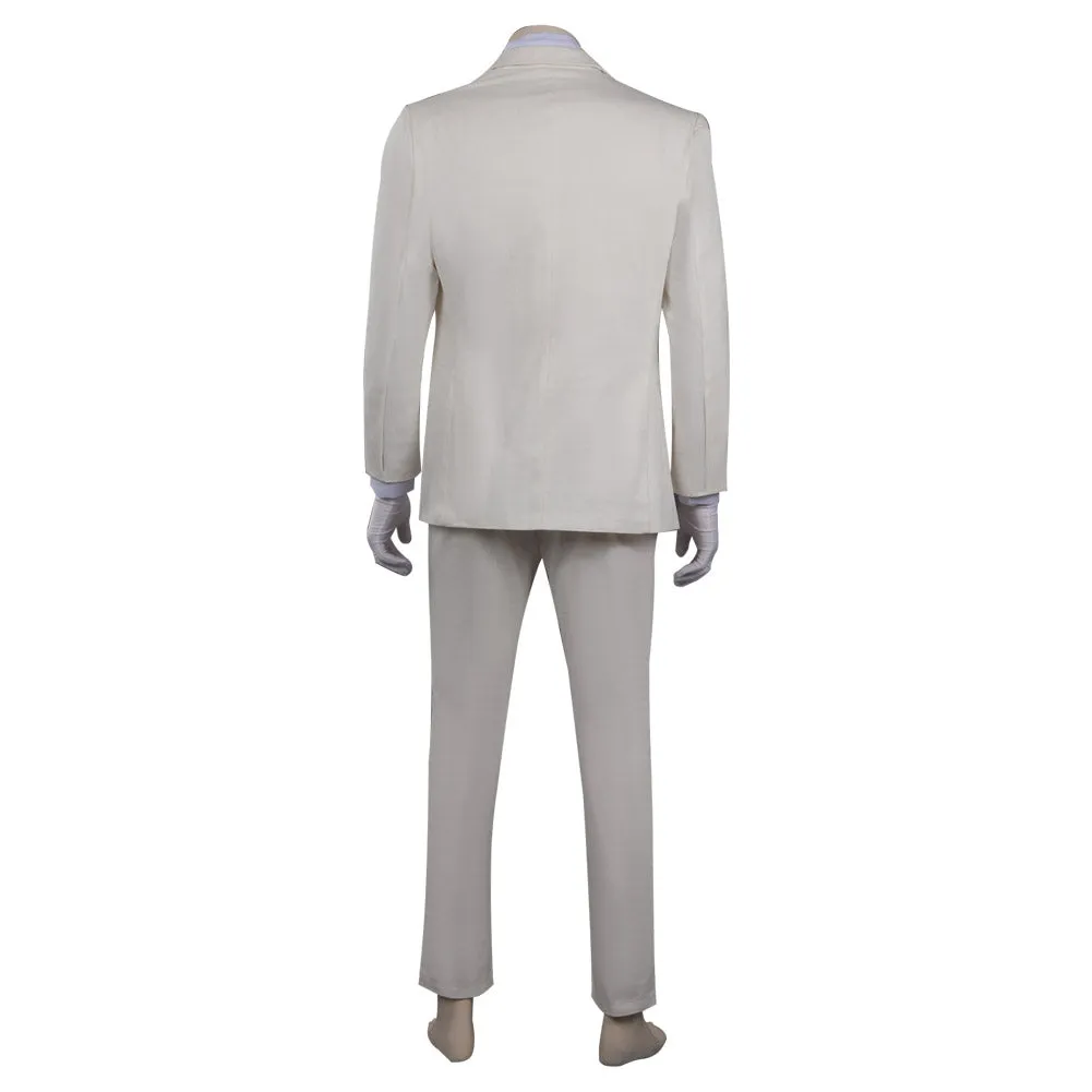 Moon Knight Steven Mr.Knight Outfits Cosplay Costume Halloween Carnival Suit