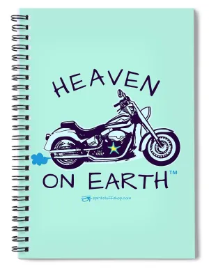Motorcycle Heaven On Earth - Spiral Notebook