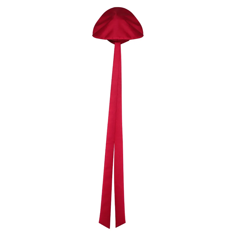 Mv Rivals Psylocke Cosplay Red Hat Adult Woman Halloween Carnival Accessories