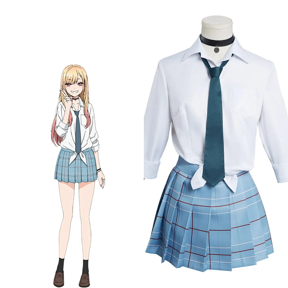 My Dress-Up Darling Marin Kitagawa School Uniform Skirt Outfits Cosplay Costume Halloween Carnival Suit