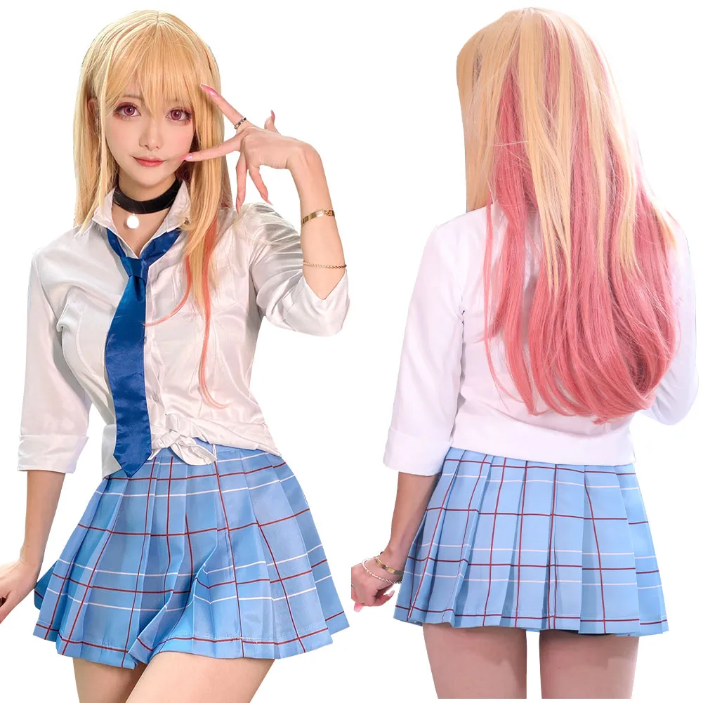 My Dress-Up Darling Marin Kitagawa School Uniform Skirt Outfits Cosplay Costume Halloween Carnival Suit