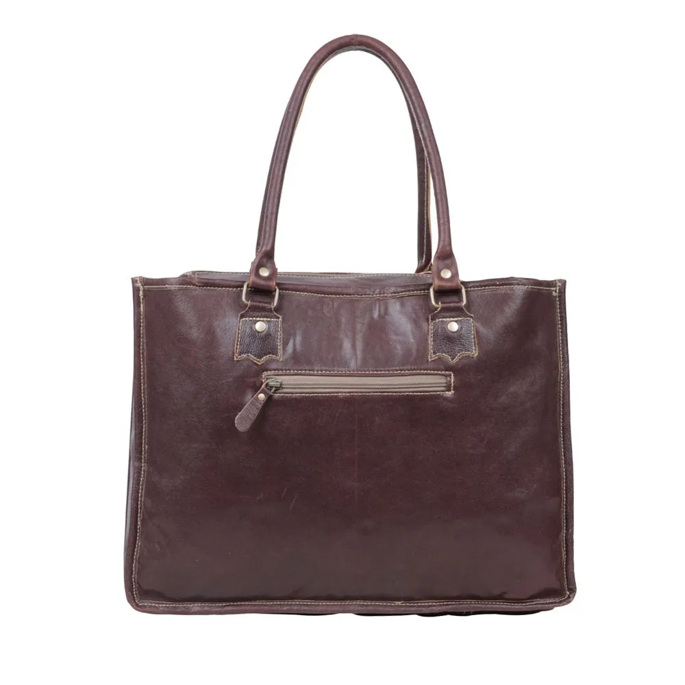 Myra Bag Begonias Hand-Tooled Bag