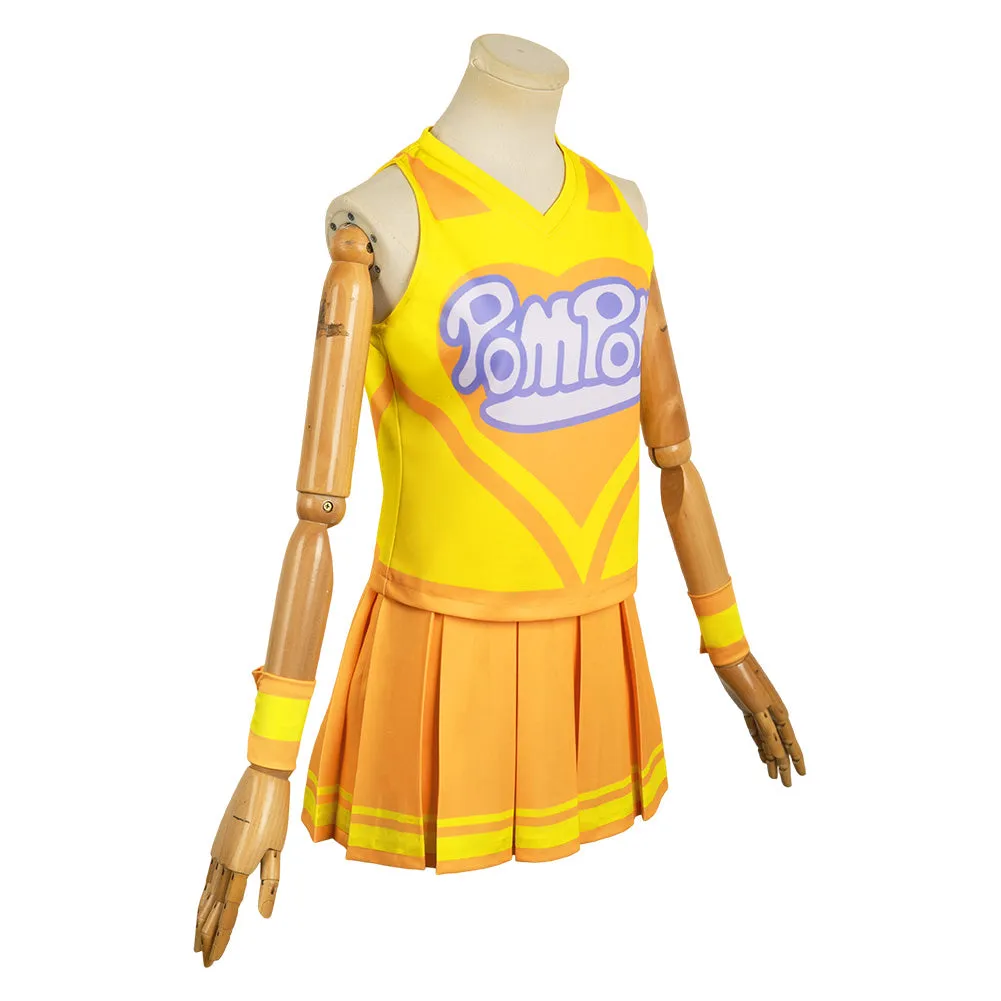 Na Nare Hana Nare Yellow Cheerleading Uniforms Cosplay Costume Outfits Halloween Carnival Suit