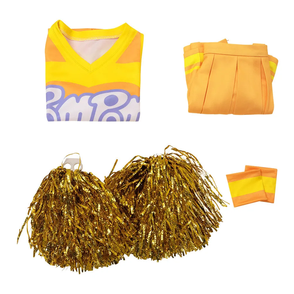 Na Nare Hana Nare Yellow Cheerleading Uniforms Cosplay Costume Outfits Halloween Carnival Suit