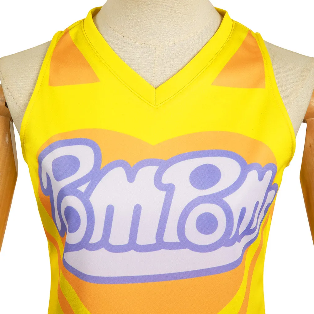 Na Nare Hana Nare Yellow Cheerleading Uniforms Cosplay Costume Outfits Halloween Carnival Suit