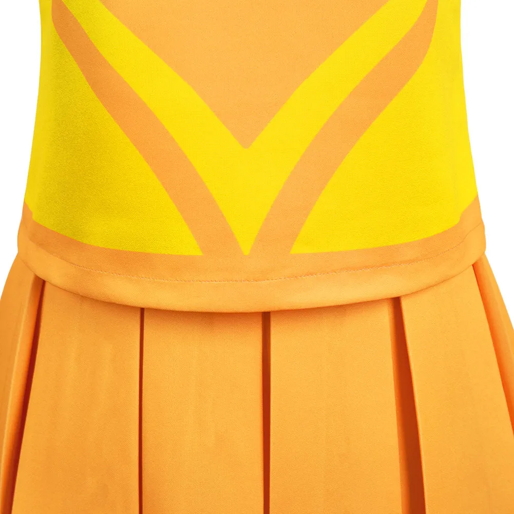 Na Nare Hana Nare Yellow Cheerleading Uniforms Cosplay Costume Outfits Halloween Carnival Suit