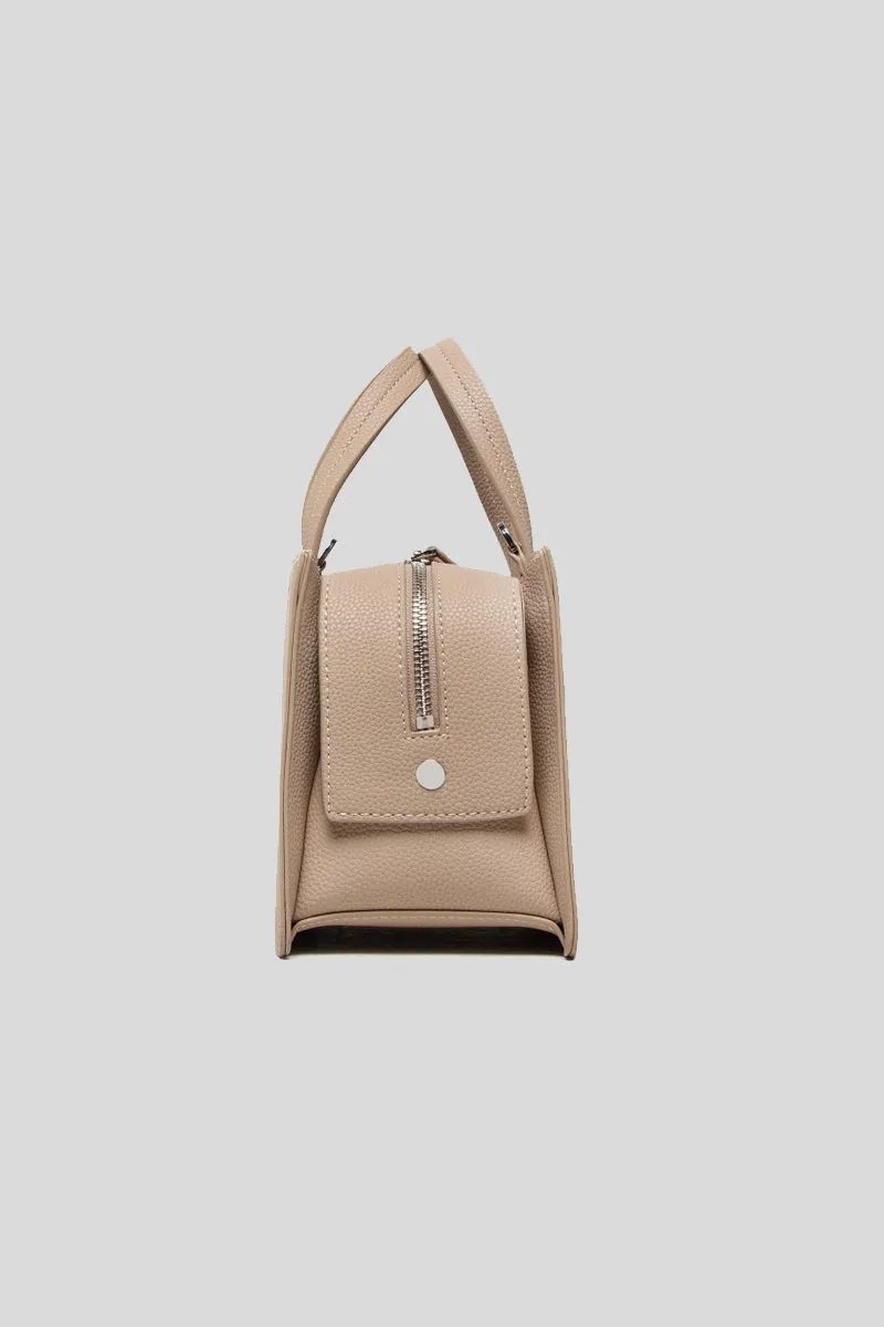Naidr Tote Sm Full Grain Bonded Pu - Parchment