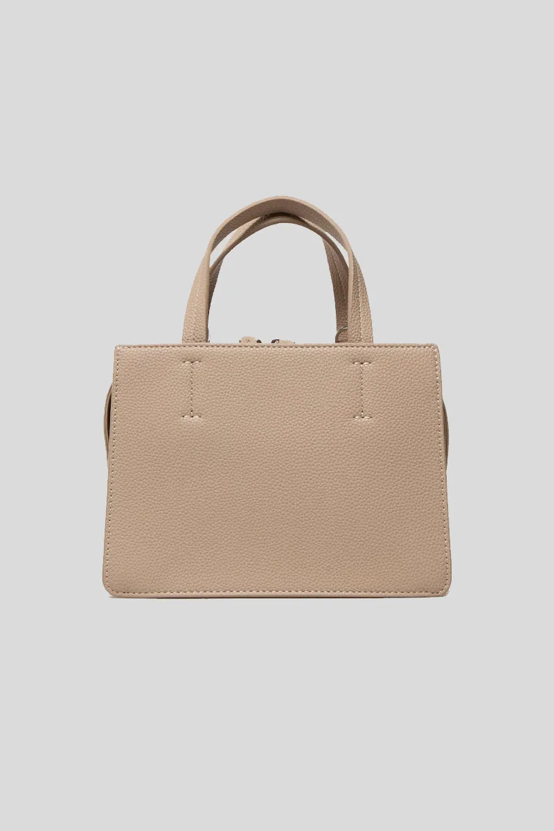 Naidr Tote Sm Full Grain Bonded Pu - Parchment