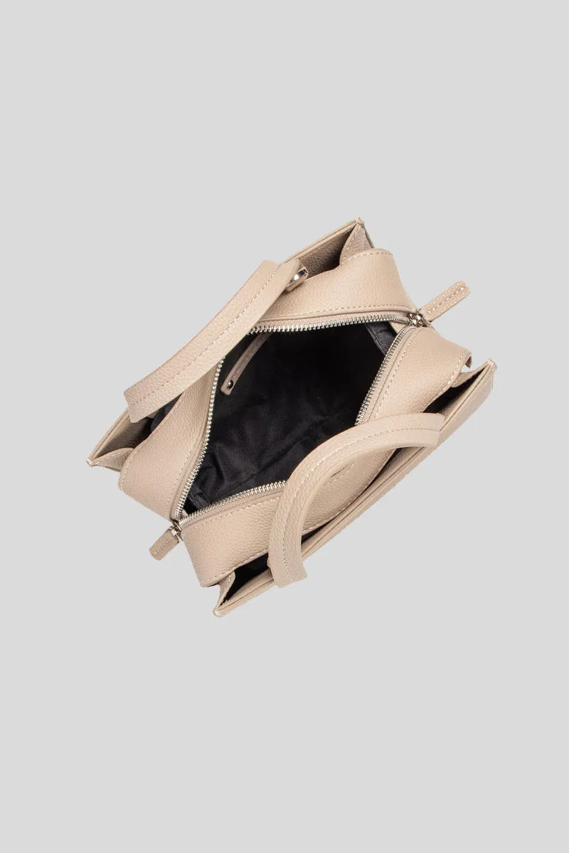 Naidr Tote Sm Full Grain Bonded Pu - Parchment
