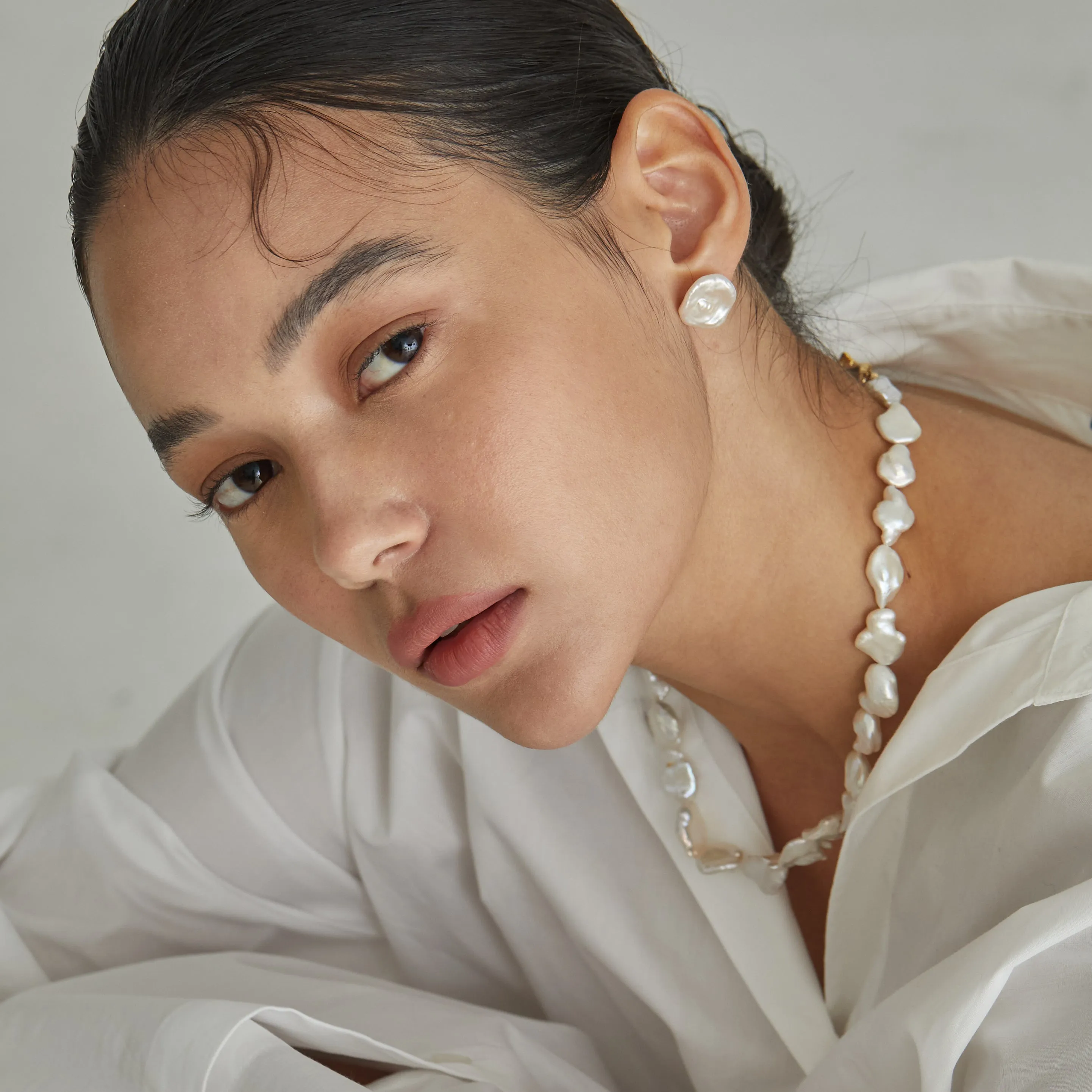 Natural Pearl Earrings