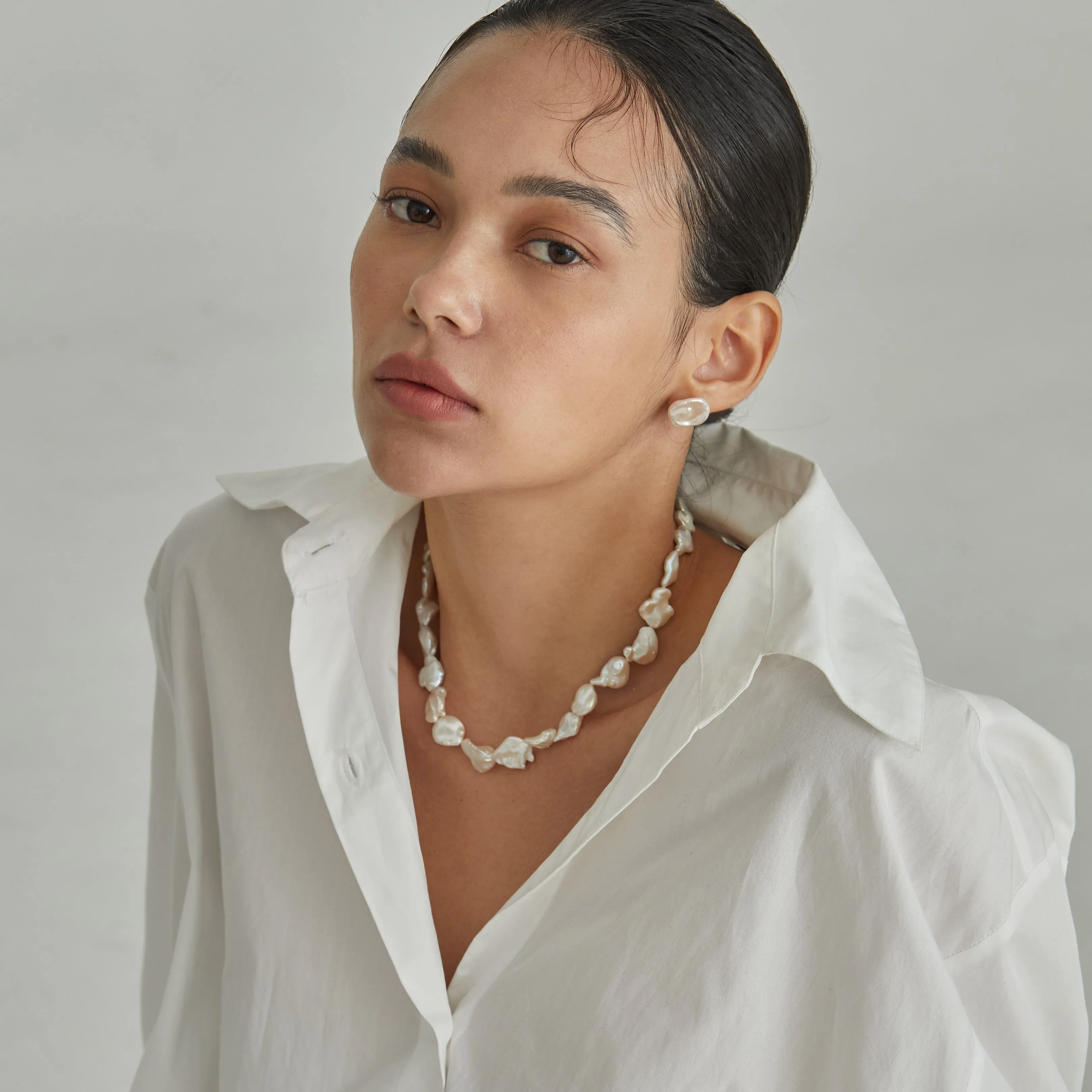 Natural Pearl Earrings