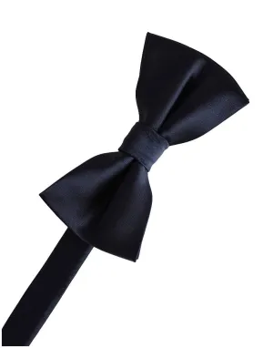 Navy Eternity Kids Bow Tie