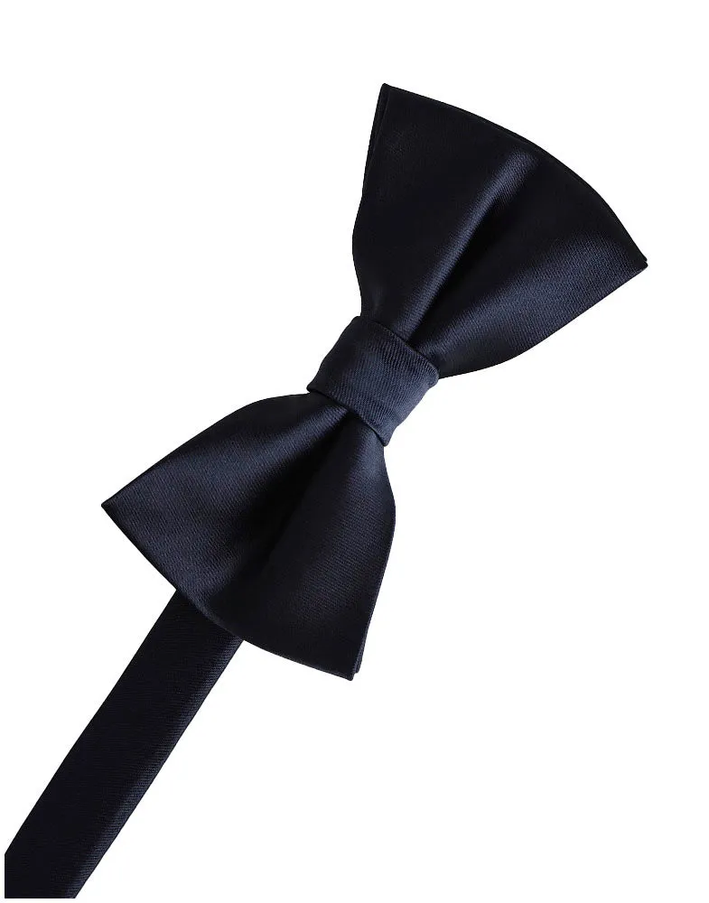 Navy Eternity Kids Bow Tie