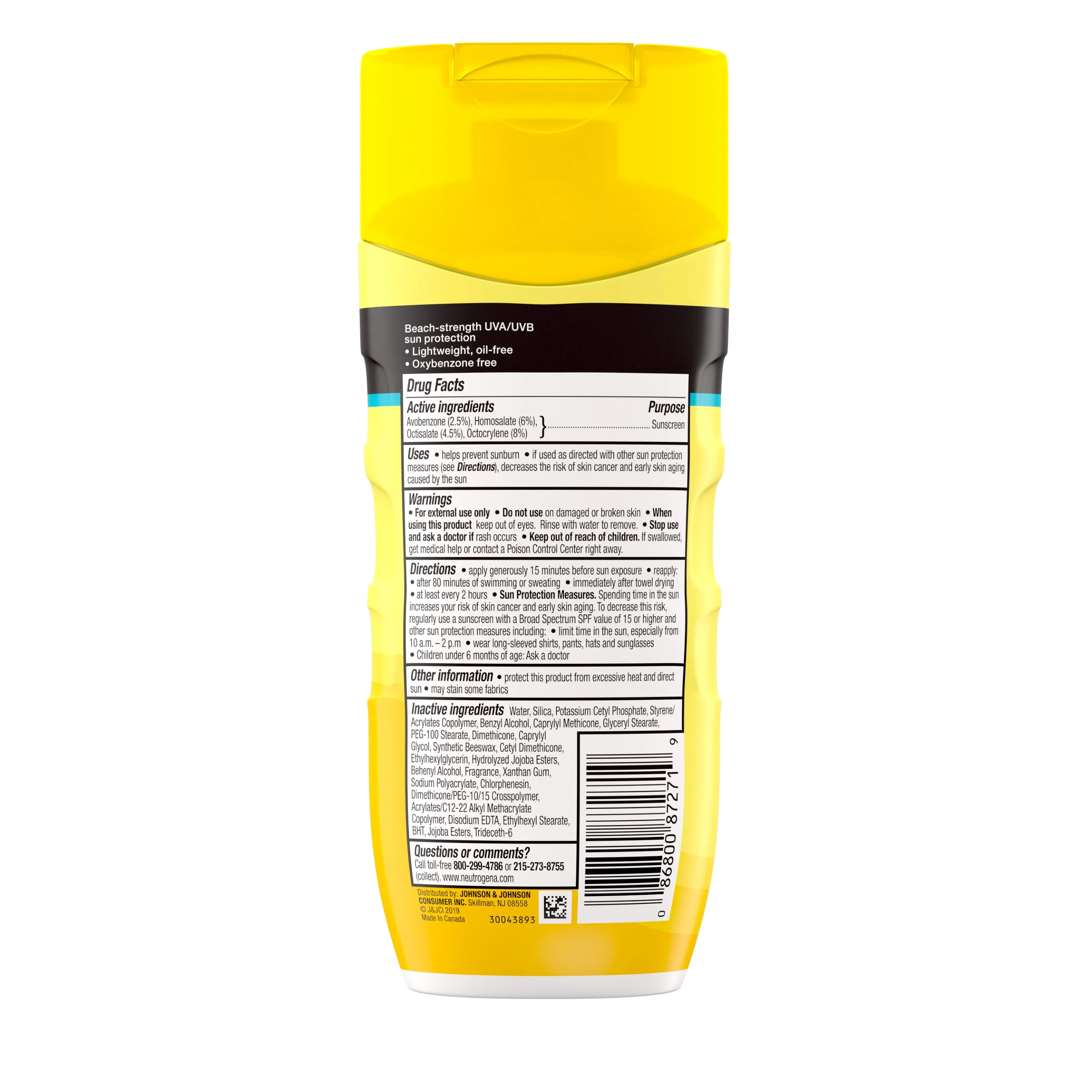 Neutrogena Beach Defense Sunscreen Lotion Broad Spectrum SPF 30