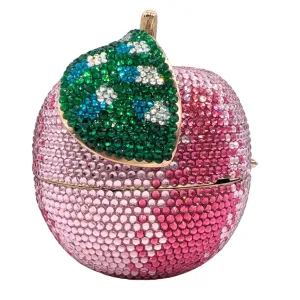 New Pink Apple Crystal Evening Bag