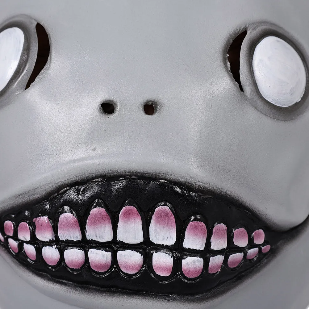 NieR:Automata Emil Latex Mask Helmet Halloween Party Costume Accessories Props